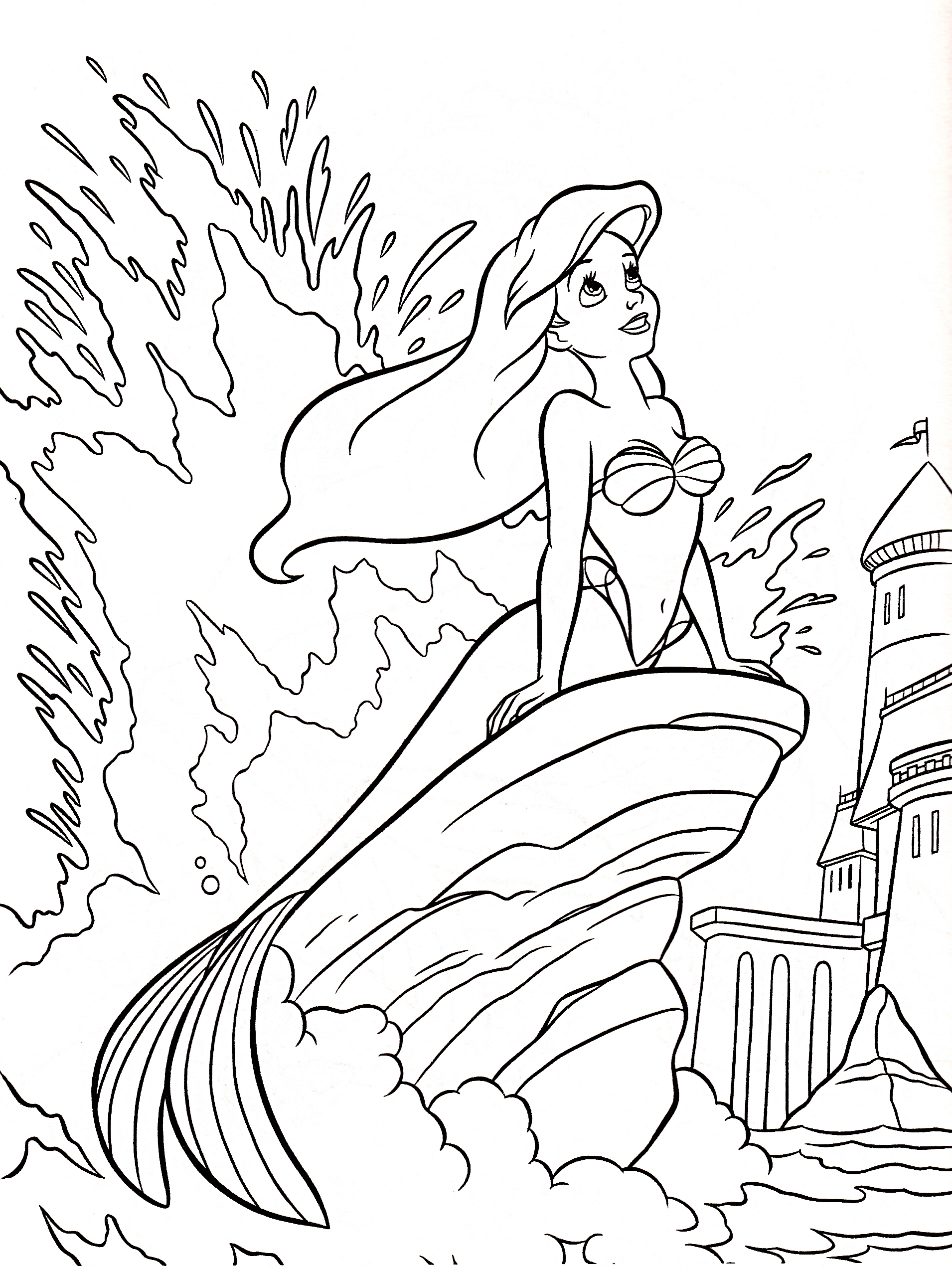 1910x2545 Little Mermaid Coloring Pages Best Of Printable Little Mermaid