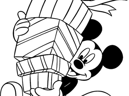 42 Christmas Mickey Coloring Pages, Disney Coloring Page Mickey 440x330 42 Christmas Mickey Coloring Pages, Disney Coloring Page Mickey