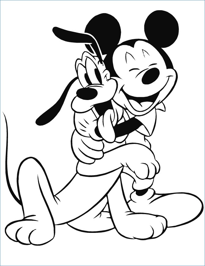 Mickey Pluto And Pumpkin Disney Halloween Coloring Pages 670x867 Mickey Pluto And Pumpkin Disney Halloween Coloring Pages