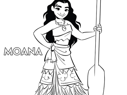 Disney Moana Coloring Pages