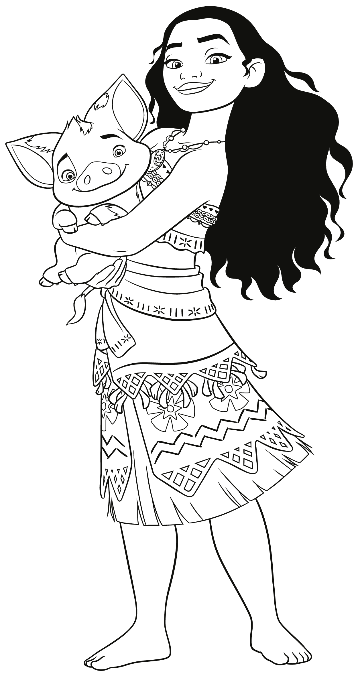 1250x2361 Disney Moana Coloring Pages