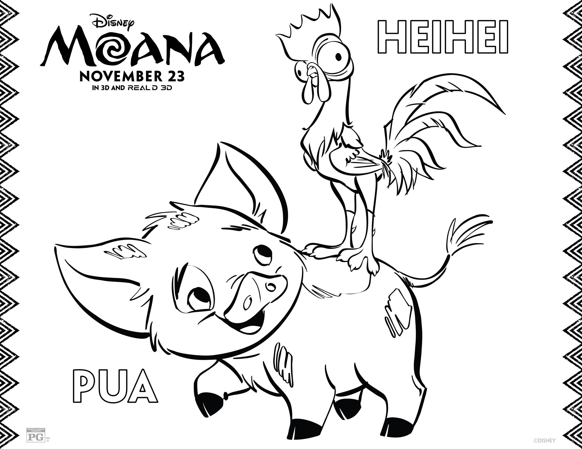 2200x1700 Free Moana Coloring Pages Amp Activity Sheets