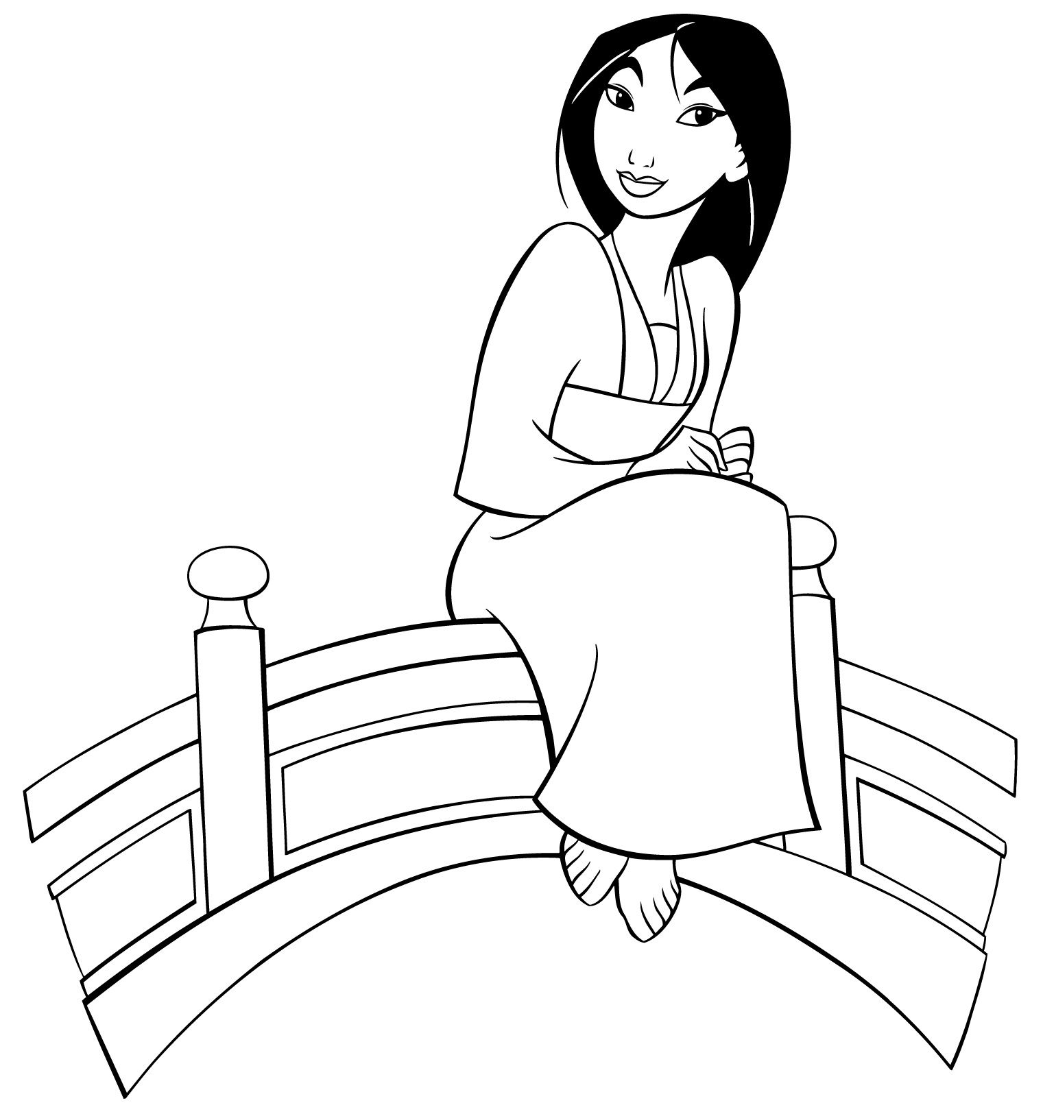 1521x1625 Mulan Coloring Pages Y Blank Pattern ~ Mulan Disney