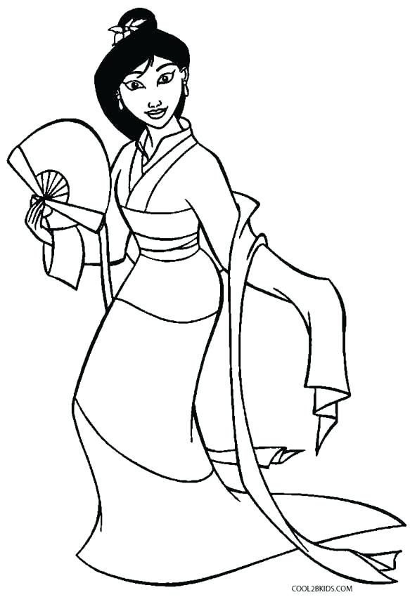 583x850 Disney Mulan Coloring Pages Coloring Pages Cartoon Coloring Pages