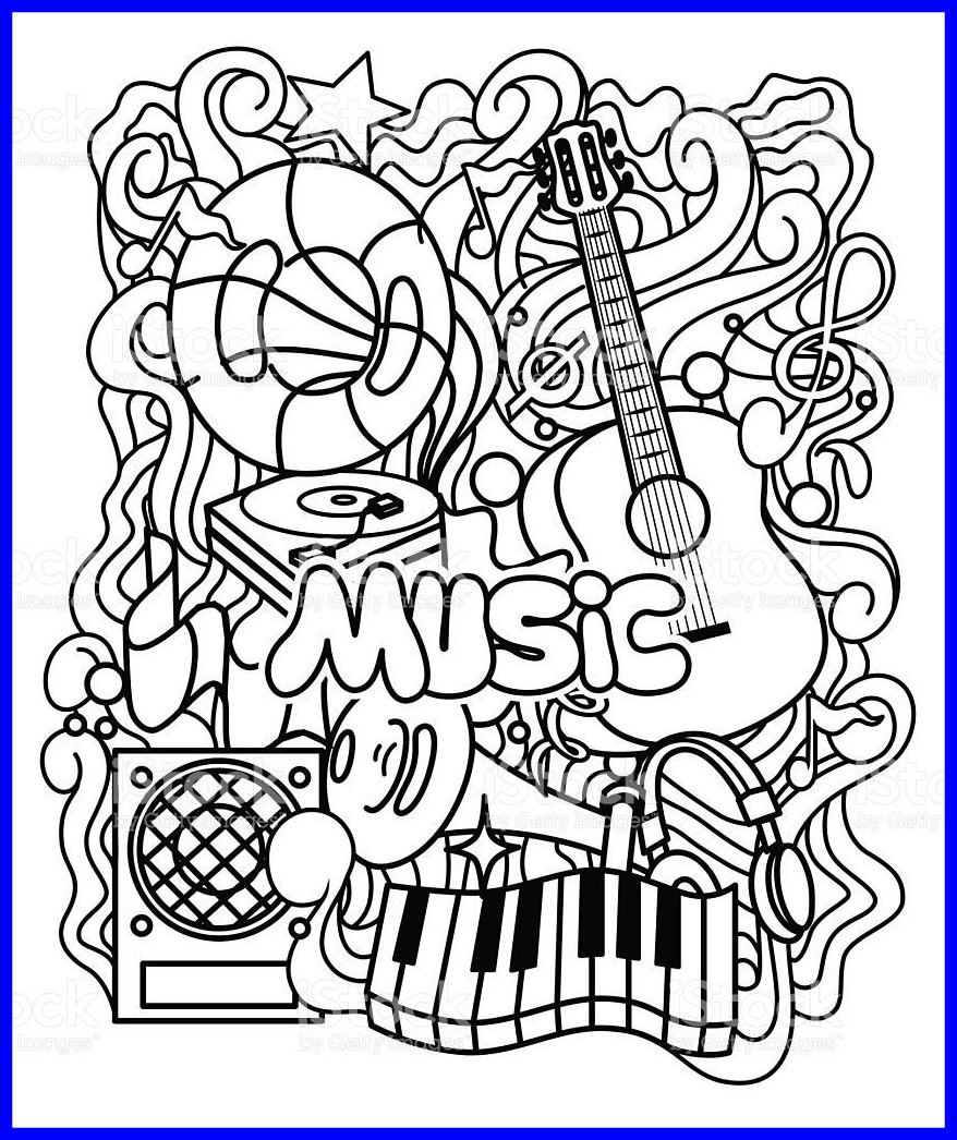 878x1046 Unbelievable Coloring Pages Disney Music Home For And Kids Trend