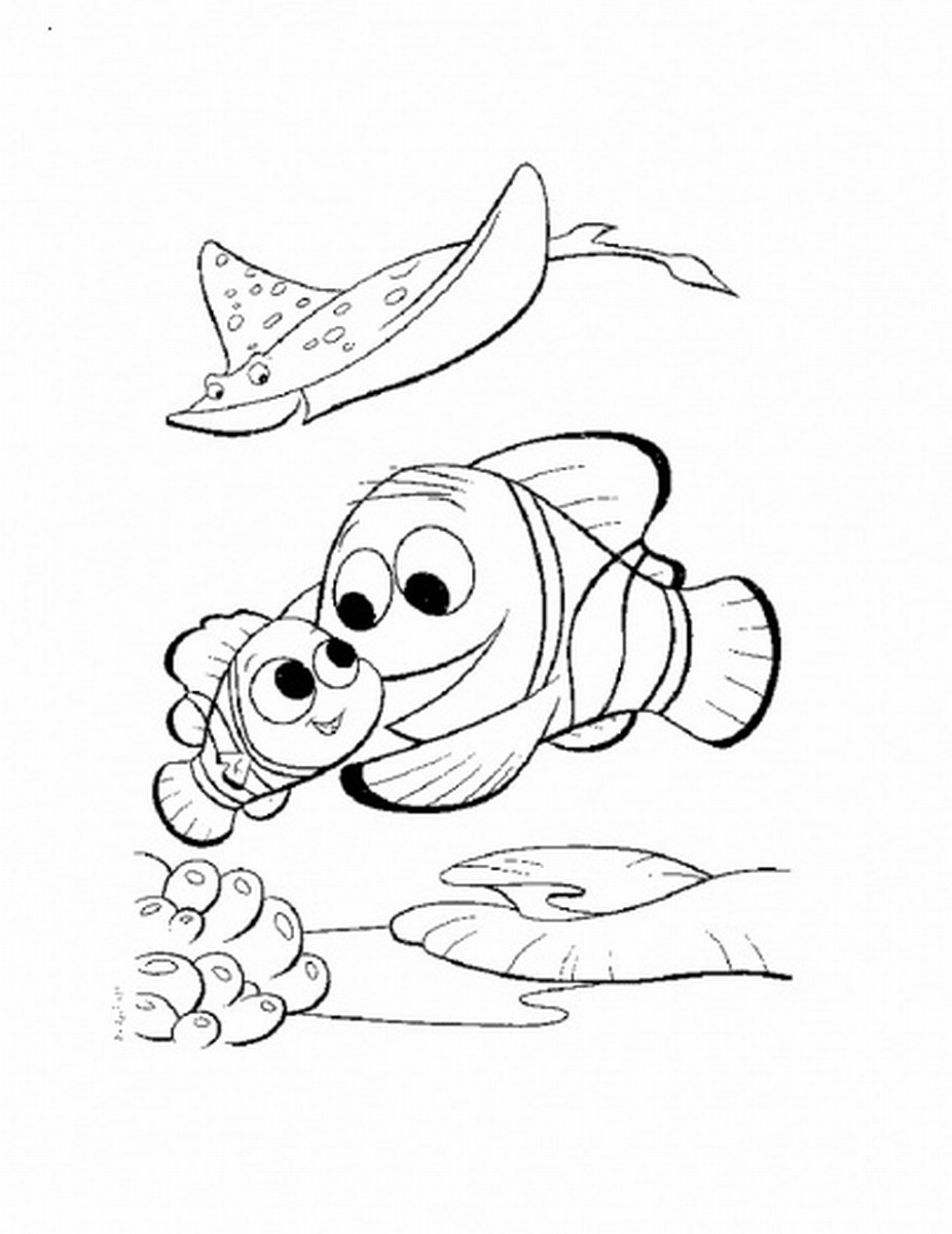 Free Printable Nemo Coloring Pages For Kids 926x1200 Free Printable Nemo Coloring Pages For Kids