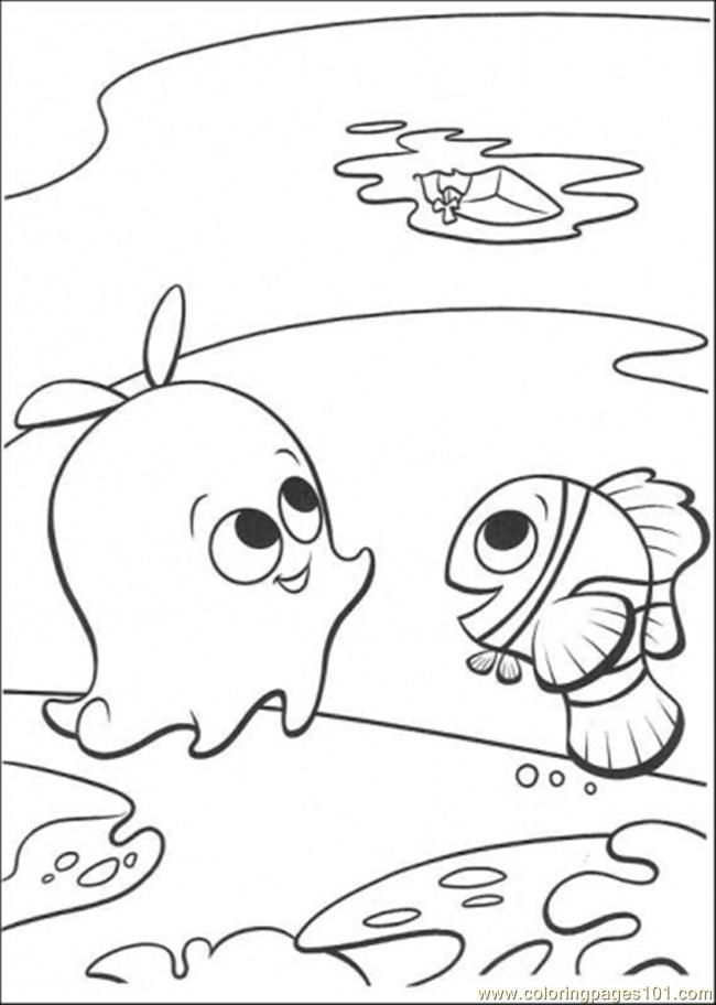 Finding Nemo Coloring Pages 650x912 Finding Nemo Coloring Pages