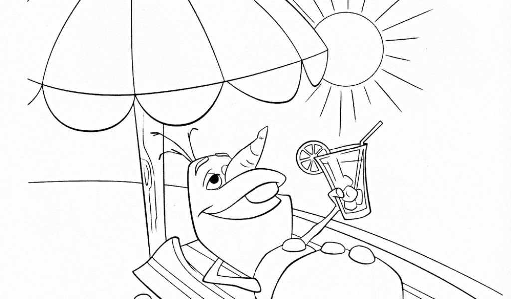 1024x600 Olaf Coloring Pages'0586