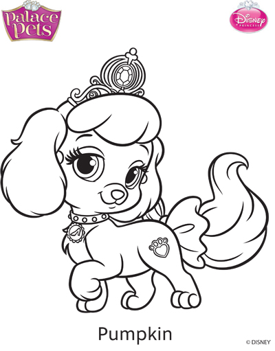 Princess Palace Pets Pumpkin Coloring Page By Skgaleana 400x511 Princess Palace Pets Pumpkin Coloring Page By Skgaleana