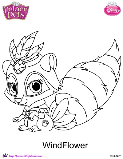 Disney Princess Palace Pets Coloring Pages 400x517 Disney Princess Palace Pets Coloring Pages