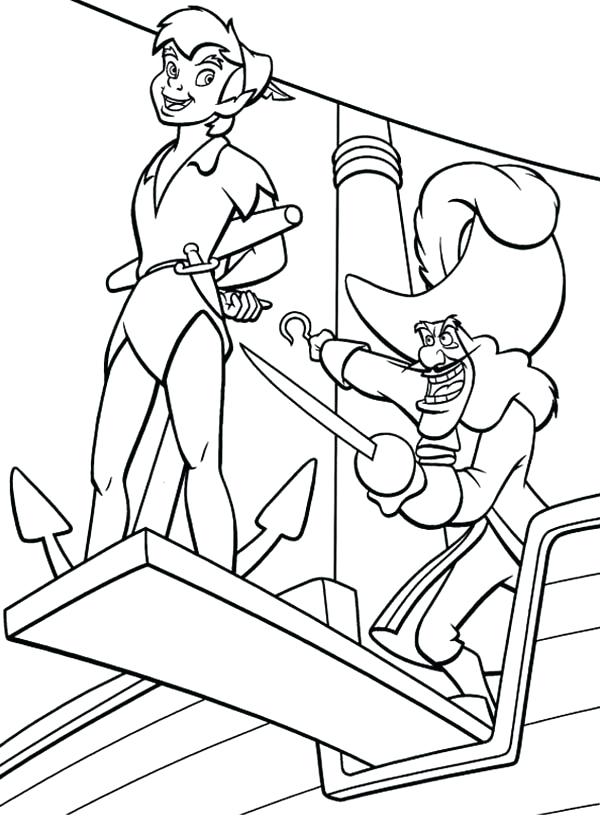 Coloring Pages Of Peter Pan Captain Hook Throw Peter Pan To 600x840 Coloring Pages Of Peter Pan Captain Hook Throw Peter Pan To