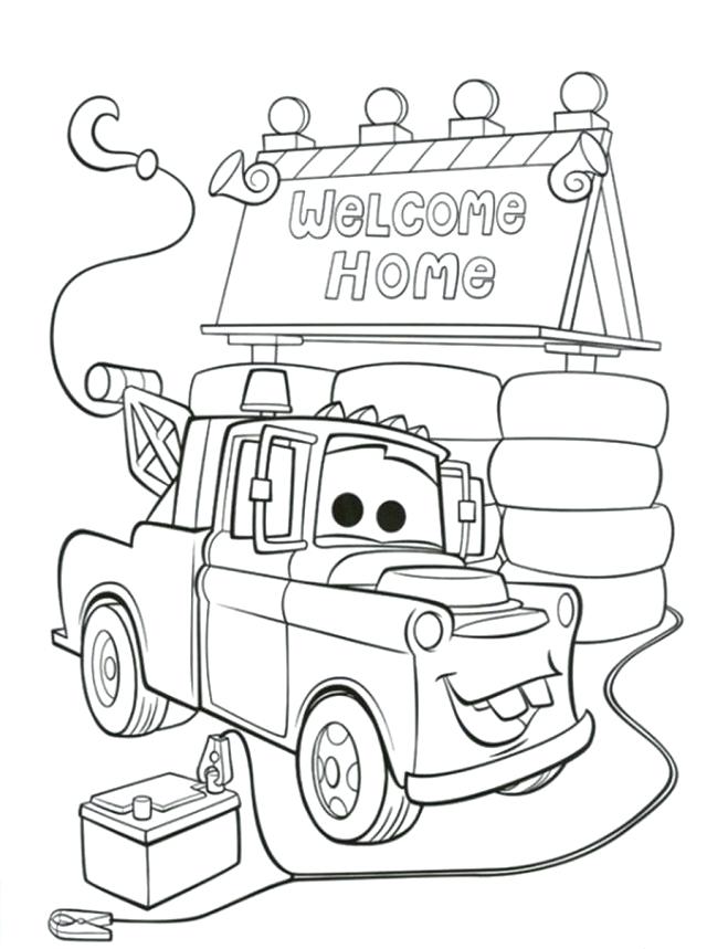 640x859 Disney Cars Coloring Pages Also Junior Cars Coloring Pages