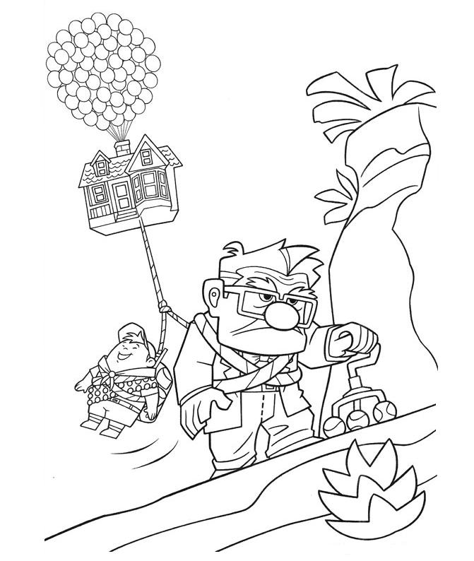 Disney Up Coloring Pages 671x794 Disney Up Coloring Pages