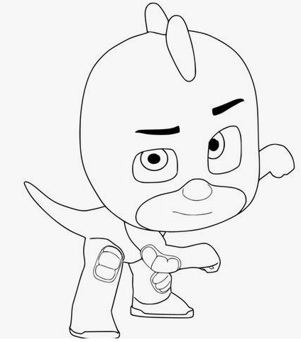 Disney Pj Masks Coloring Page 424x482 Disney Pj Masks Coloring Page