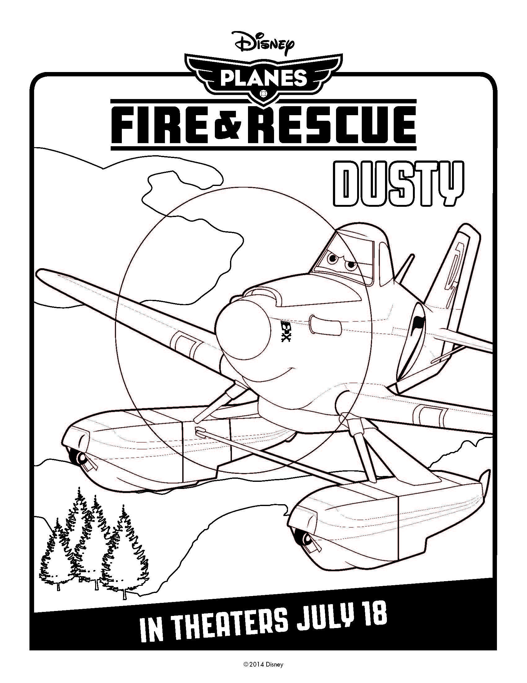 1700x2200 Disney's Planes Fire Amp Rescue Coloring Pages Pintar
