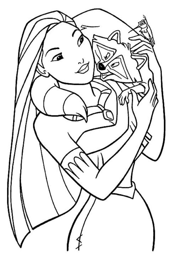 Pocahontas Coloring Pages Printable Disney 600x850 Pocahontas Coloring Pages Printable Disney