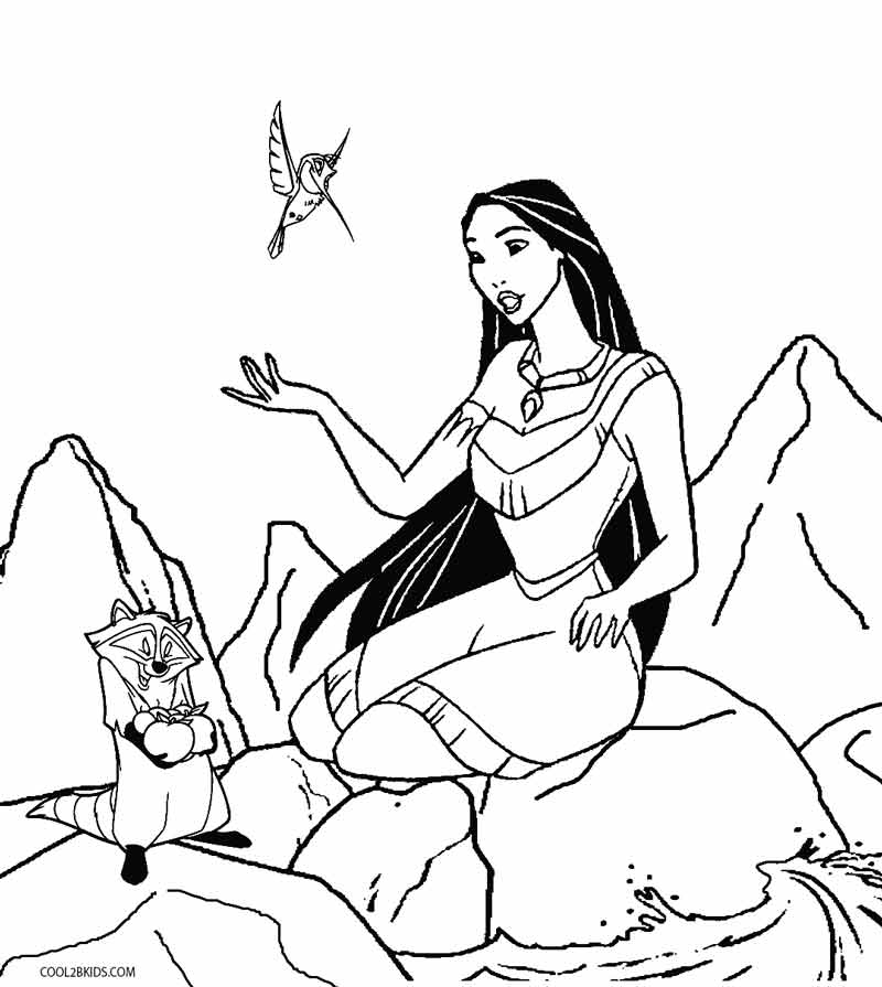 Pocahontas Coloring Pages Printable For Kids Cool2bkids Princess 800x895 Pocahontas Coloring Pages Printable For Kids Cool2bkids Princess