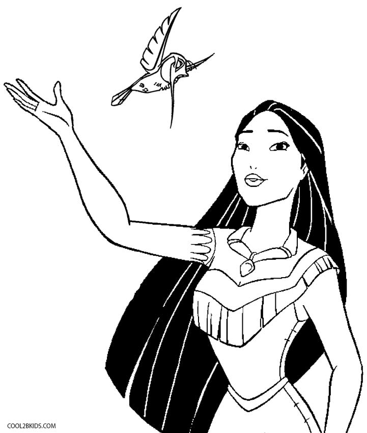 Printable Pocahontas Coloring Pages For Kids Cool2bkids 721x850 Printable Pocahontas Coloring Pages For Kids Cool2bkids