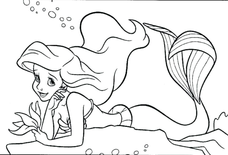 Ariel Coloring Pages Preschool Coloring Pages To Print Disney 960x652 Ariel Coloring Pages Preschool Coloring Pages To Print Disney