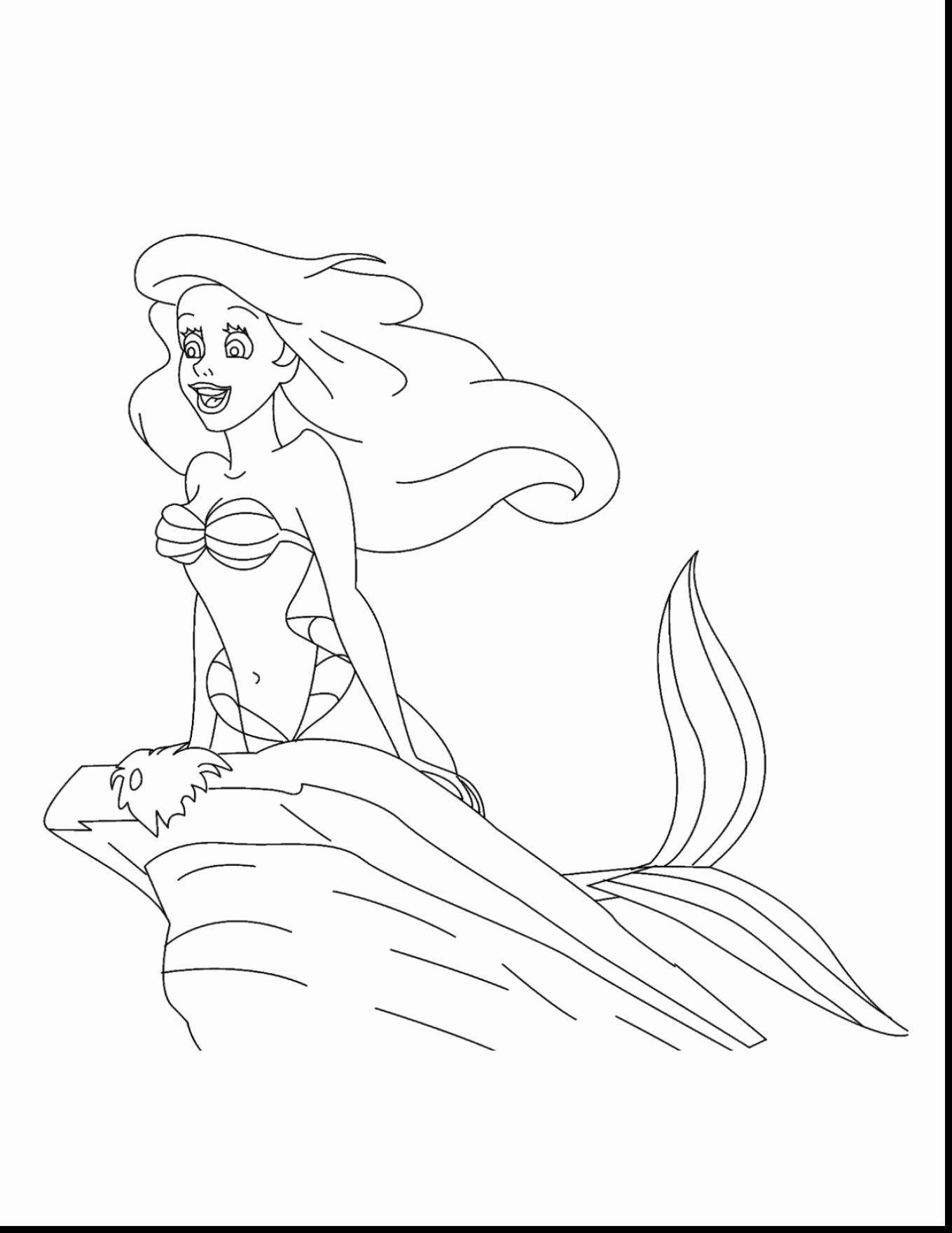 1359x1760 Uncategorized Disney Princess Ariel And Eric Coloring Pages