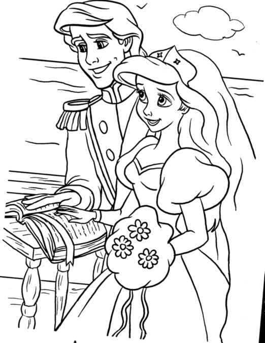 522x677 Ariel Little Mermaid Coloring Pages