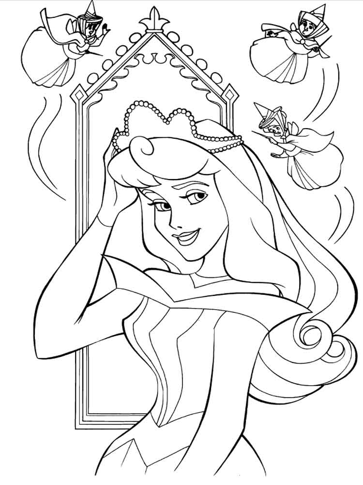 Aurora Disney Princess Coloring Pages. Free Printable Aurora 750x1000 Aurora Disney Princess Coloring Pages. Free Printable Aurora