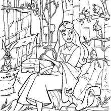 Princess Aurora Dancing Coloring Pages 220x220 Princess Aurora Dancing Coloring Pages