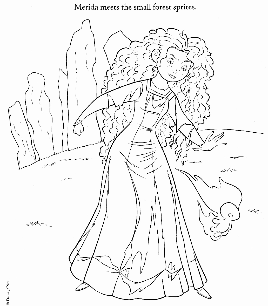 Disney Princess Coloring Pages Brave at GetColorings.com | Free ...