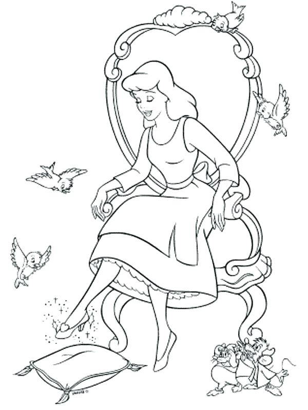 600x800 Disney Princess Coloring Pages Cinderella Coloring Pages Princess
