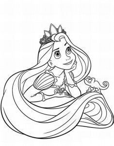 235x300 Disney Princess Coloring Pages Cinderella