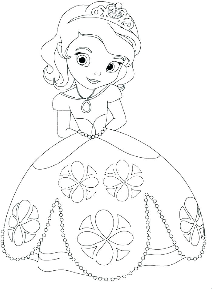 698x950 Disney Princess Coloring Pages Cinderella