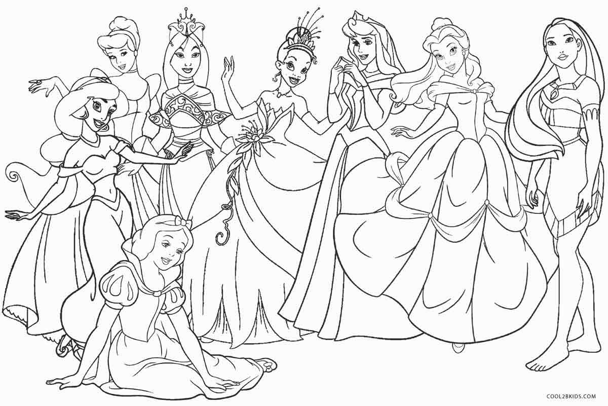 1200x801 Stunning Coloring Pages Of Disney Princesses Depetta Pics
