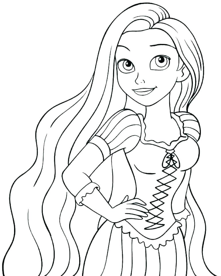 770x960 Printable Princess Coloring Pages Princess Coloring Books As Well