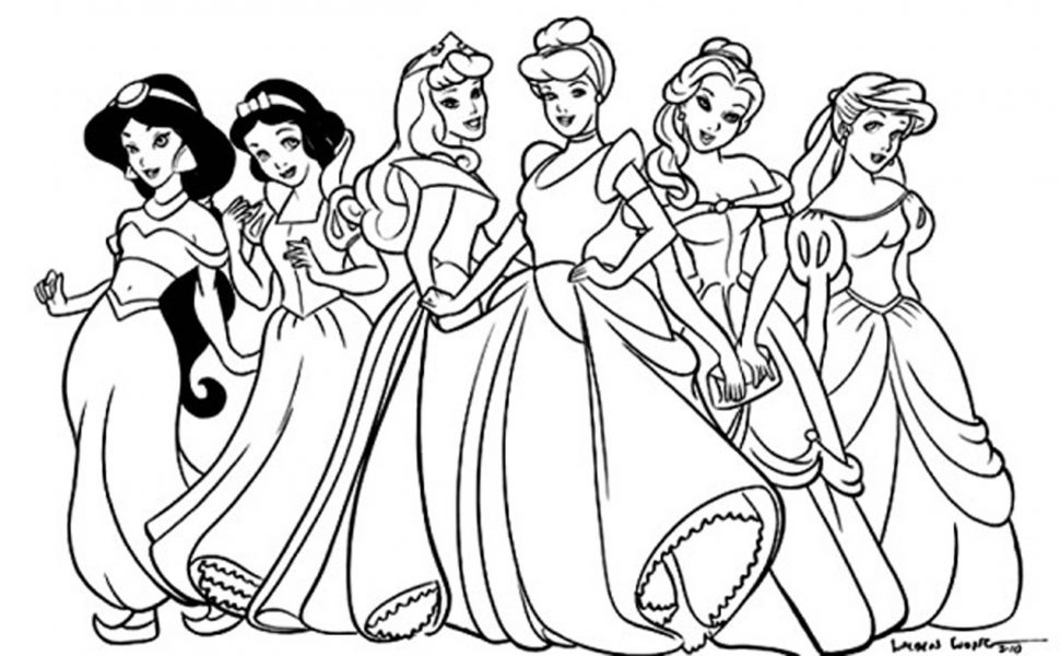 Printable Coloring Pages Disney Princess Coloring Coloring Kids 970x600 Printable Coloring Pages Disney Princess Coloring Coloring Kids