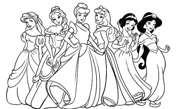 600x371 Princess Diaries Coloring Pages Download And Print For Free Print