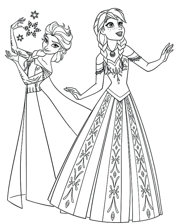 Disney Princess Coloring Pages Frozen Elsa at GetColorings.com | Free ...