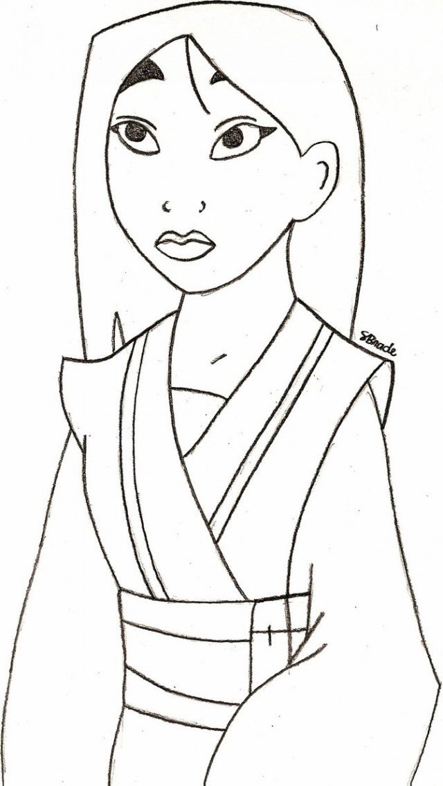 640x1135 Disney Princess Coloring Pages Mulan 2