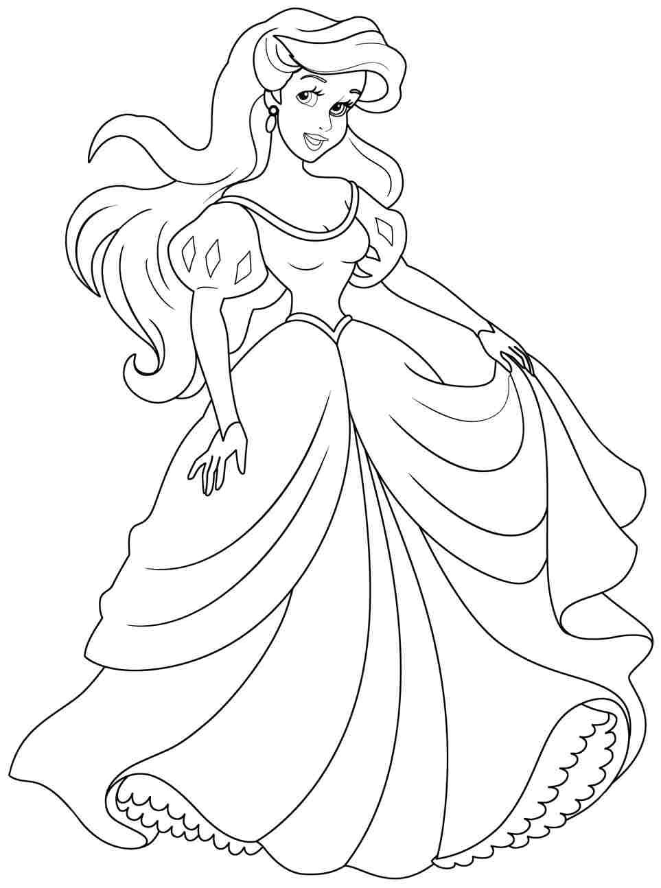 Princess Coloring Pages Online 963x1294 Princess Coloring Pages Online
