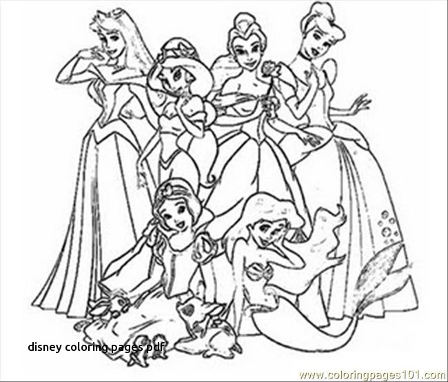 Disney Princess Coloring Pages Pdf at GetColorings.com | Free printable ...