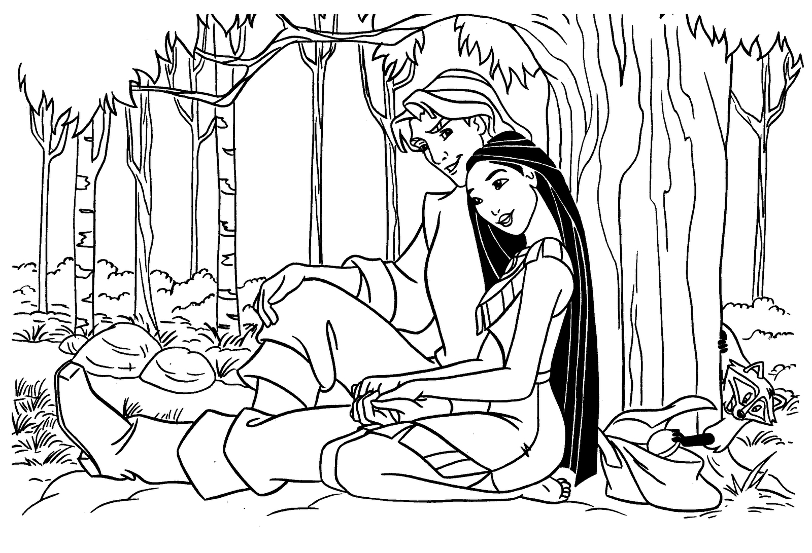 1600x1091 Awesome Disney Coloring Pages Pocahontas Design Printable