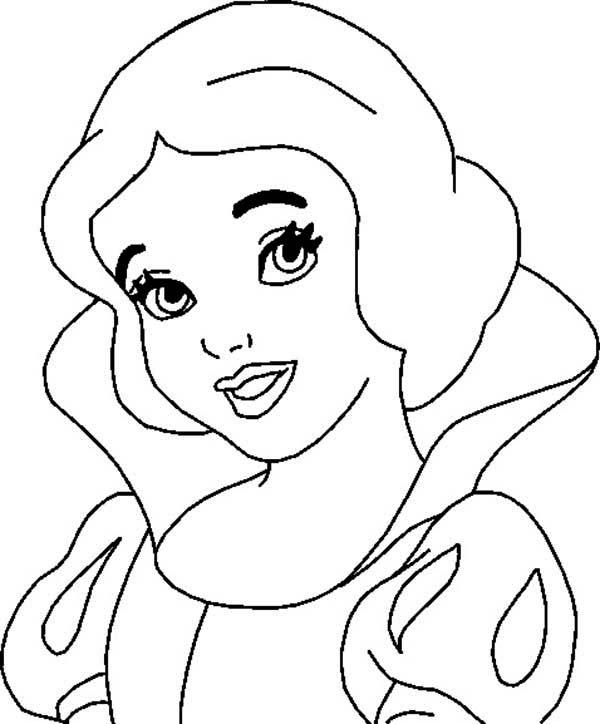 Disney Princess Snow White Coloring Page Color Luna 600x724 Disney Princess Snow White Coloring Page Color Luna