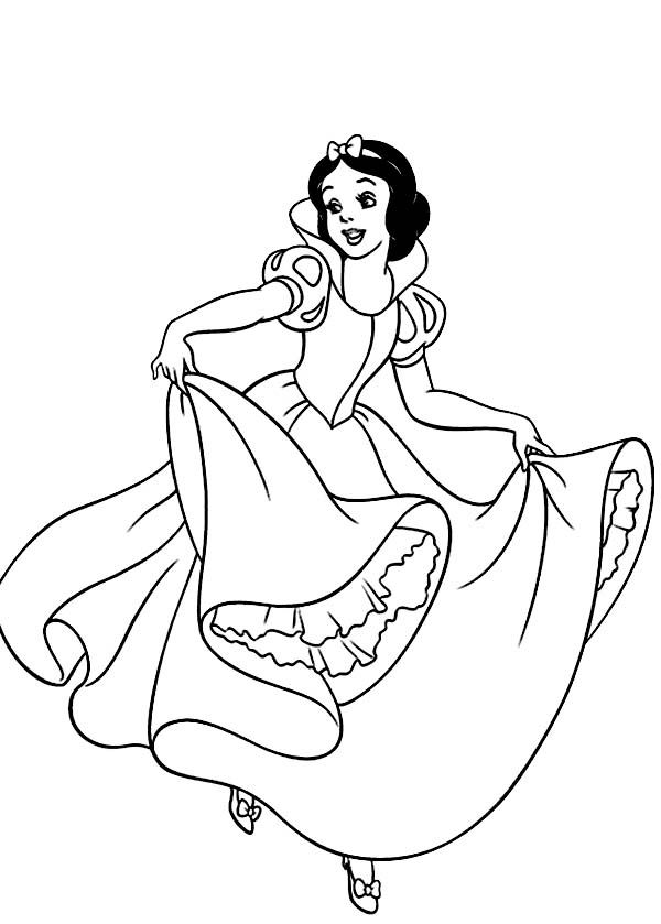 Disney Princesses, Snow White Is Very Happy On Disney Princesses 600x839 Disney Princesses, Snow White Is Very Happy On Disney Princesses