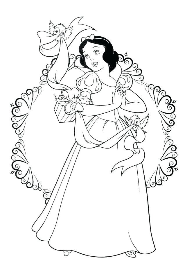 Coloring Pages Snow White 637x960 Coloring Pages Snow White