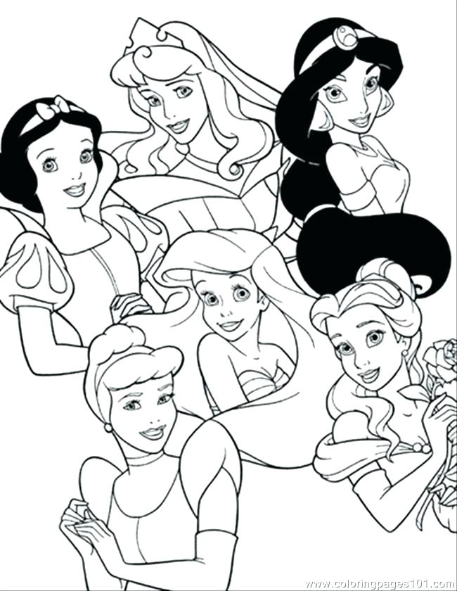 Disney Princess Coloring Pages Snow White at GetColorings.com | Free ...