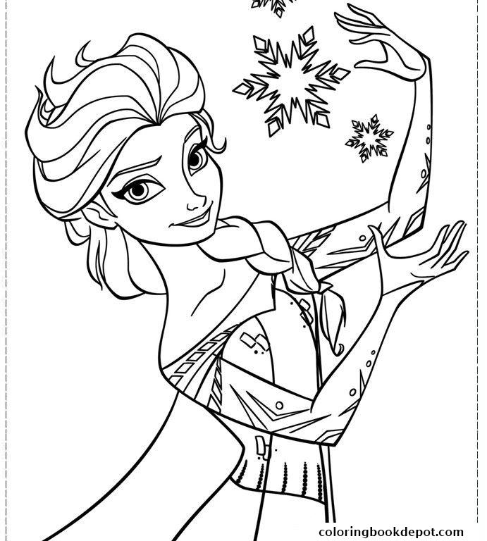 Disney Princess Elsa Coloring Pages at GetColorings.com | Free ...