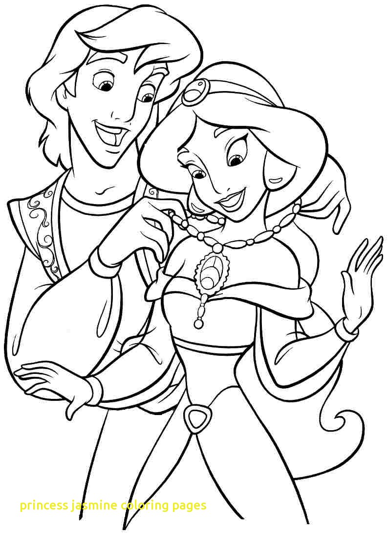 794x1089 Princess Jasmine Coloring Pages With Disney Princess Coloring