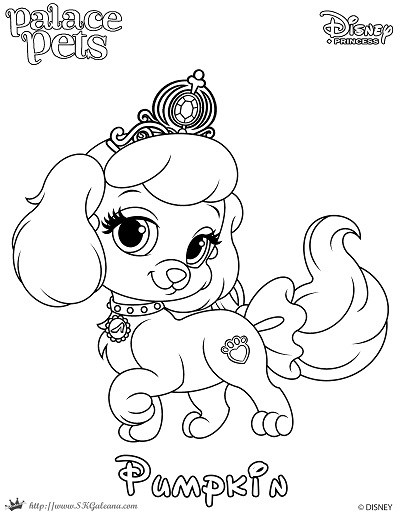 Princess Palace Pet Coloring Page Of Pumpkin Skgaleana 400x517 Princess Palace Pet Coloring Page Of Pumpkin Skgaleana