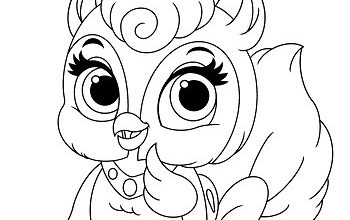 Princess Palace Pets Coloring Pages 12830 350x220 Princess Palace Pets Coloring Pages 12830
