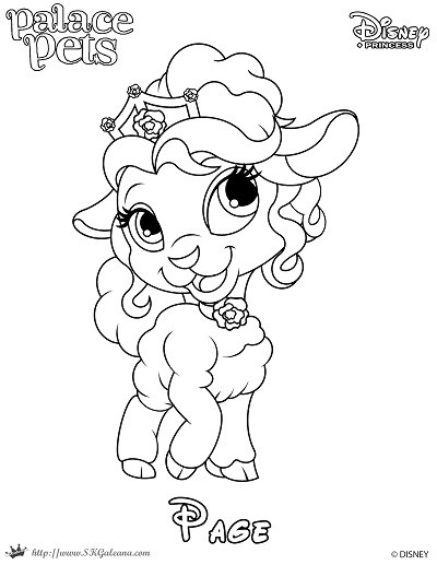 400x517 Free Princess Palace Pets Coloring Page Of Page Skgaleana