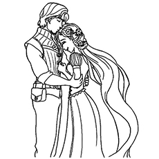 Disney Princess Rapunzel Coloring Pages